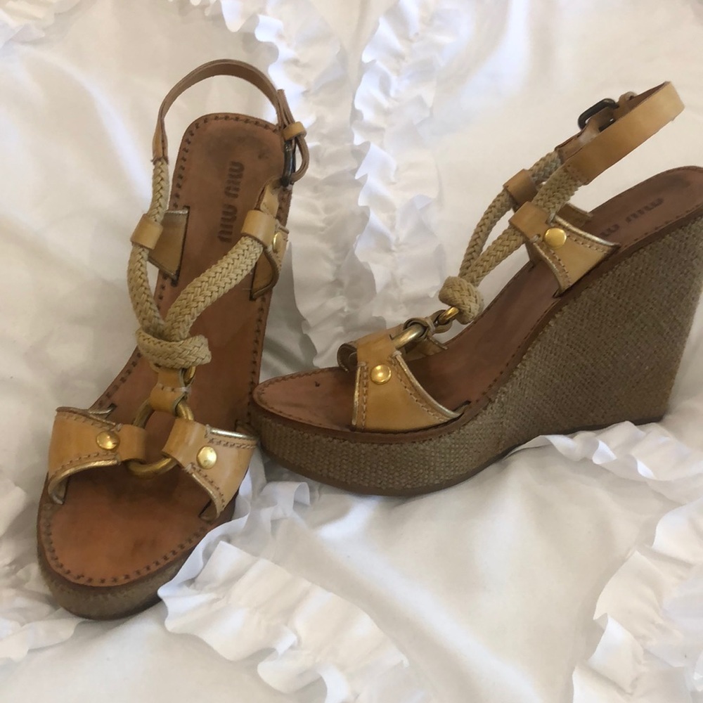 Miu Miu Wedges Size 36 1/2